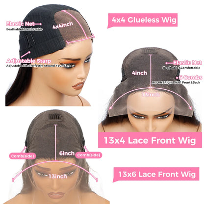 Yayo Body Wave Bob Wig 13x6 Transparent Lace Frontal Wig Brazilian Human Hair  180% Density - Yayo